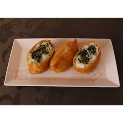 飯塚海苔店オンラインショップ / 海苔が具に！化けちゃったお稲荷さん